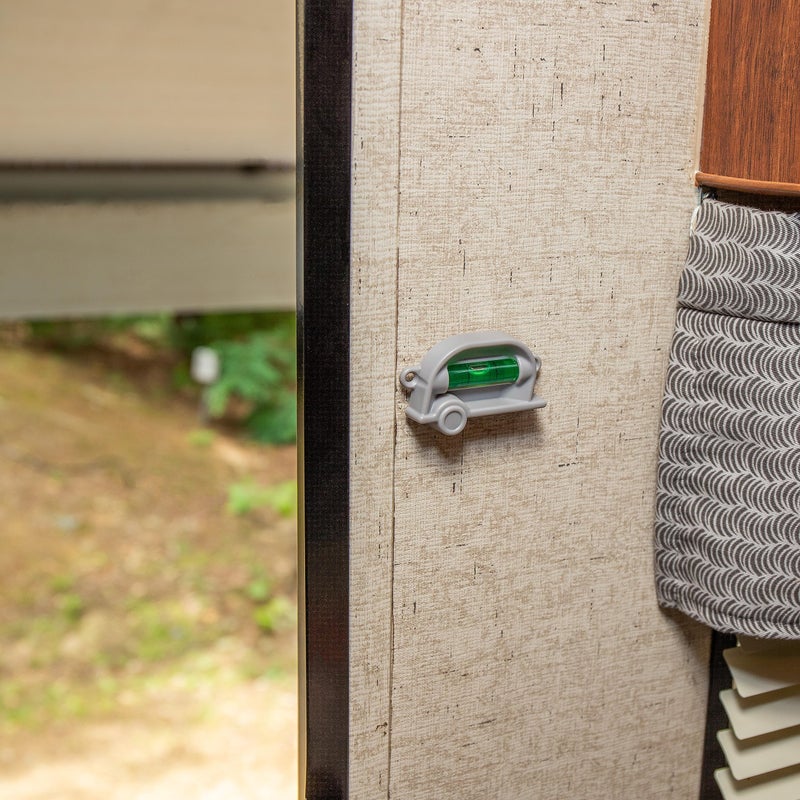 Camco Retro RV Level 2 Pack - Provides Front-to-Back or Side-to-Side Leveling & Can be Installed with Screw or Foam Tape - Features Fun Retro RV Design - Includes (2) Levels & Foam Tape (25520) - Image 5